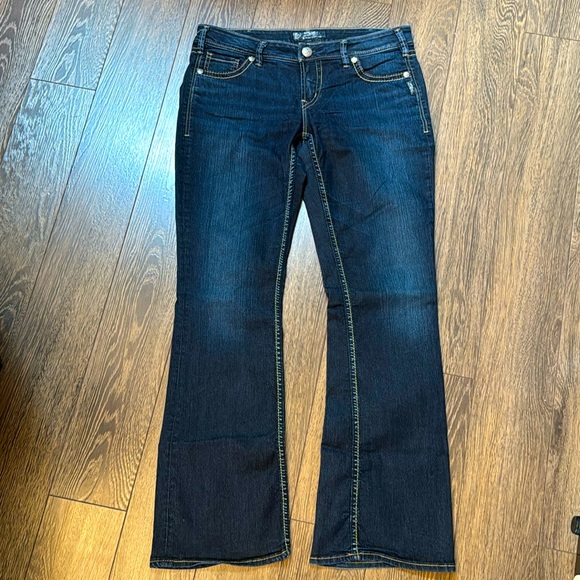 Silver Aiko Bootcut ladies Jeans - Picture 1 of 8